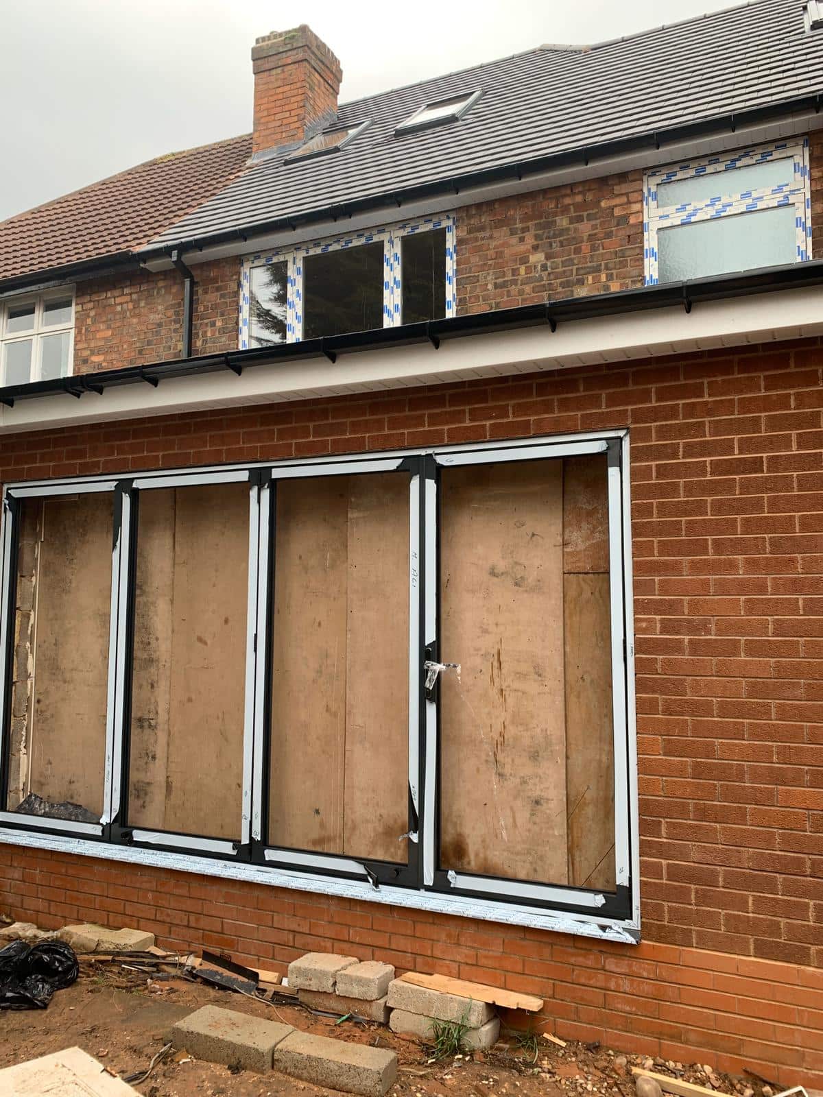 House extension work by Express Builders
