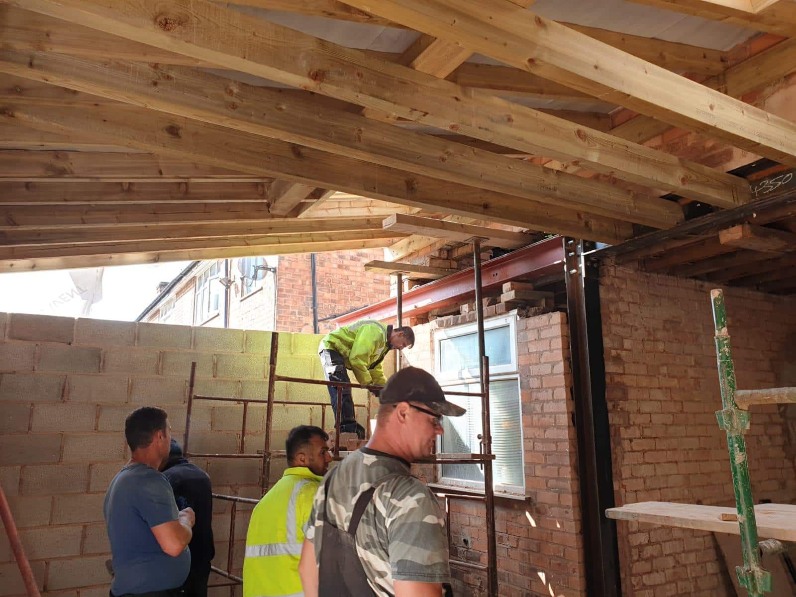 House extension work by Express Builders