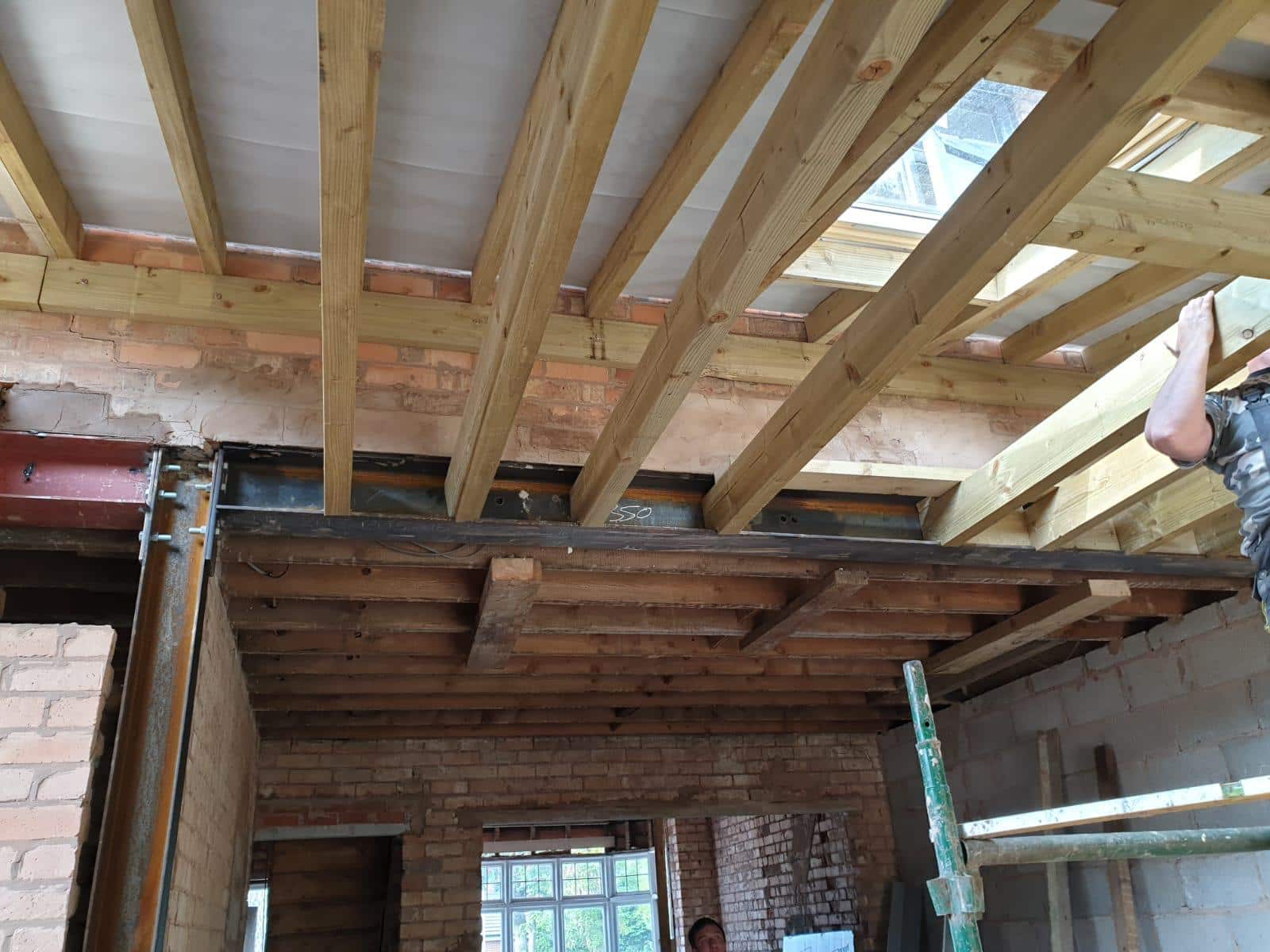 House extension work by Express Builders