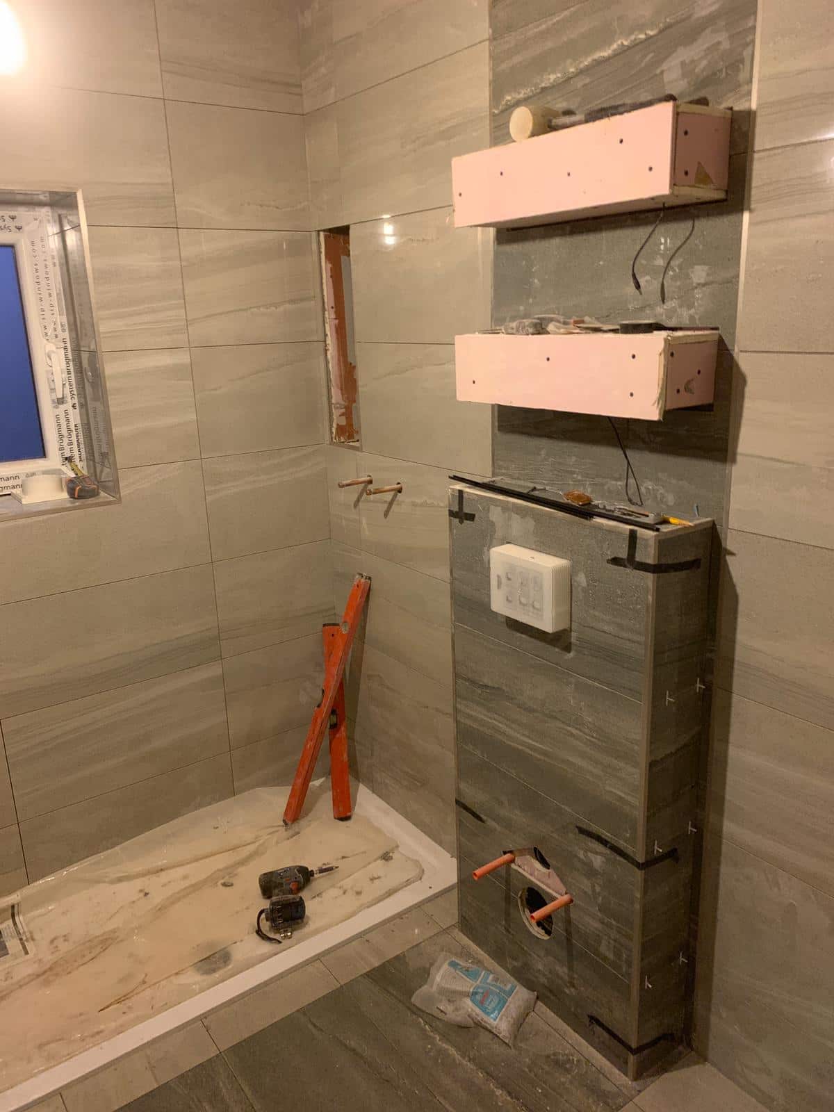 Bathroom installation by Express Builders