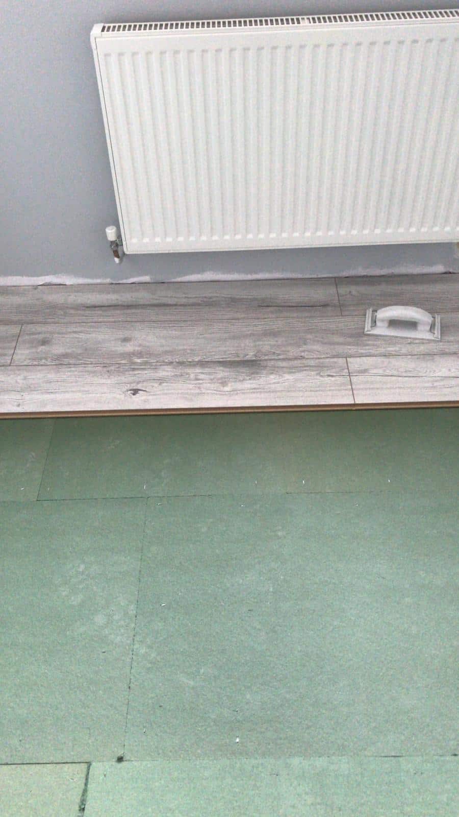 Interior finish by Express Builders