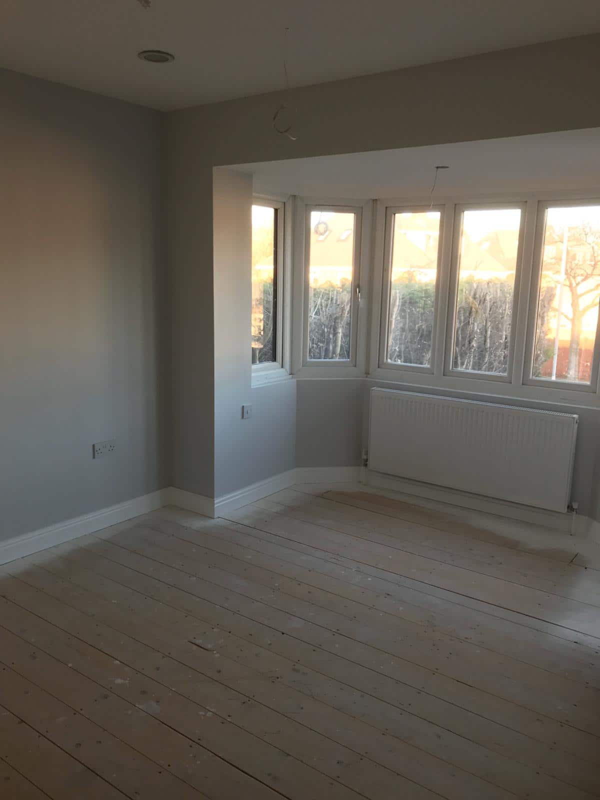 Interior finish by Express Builders