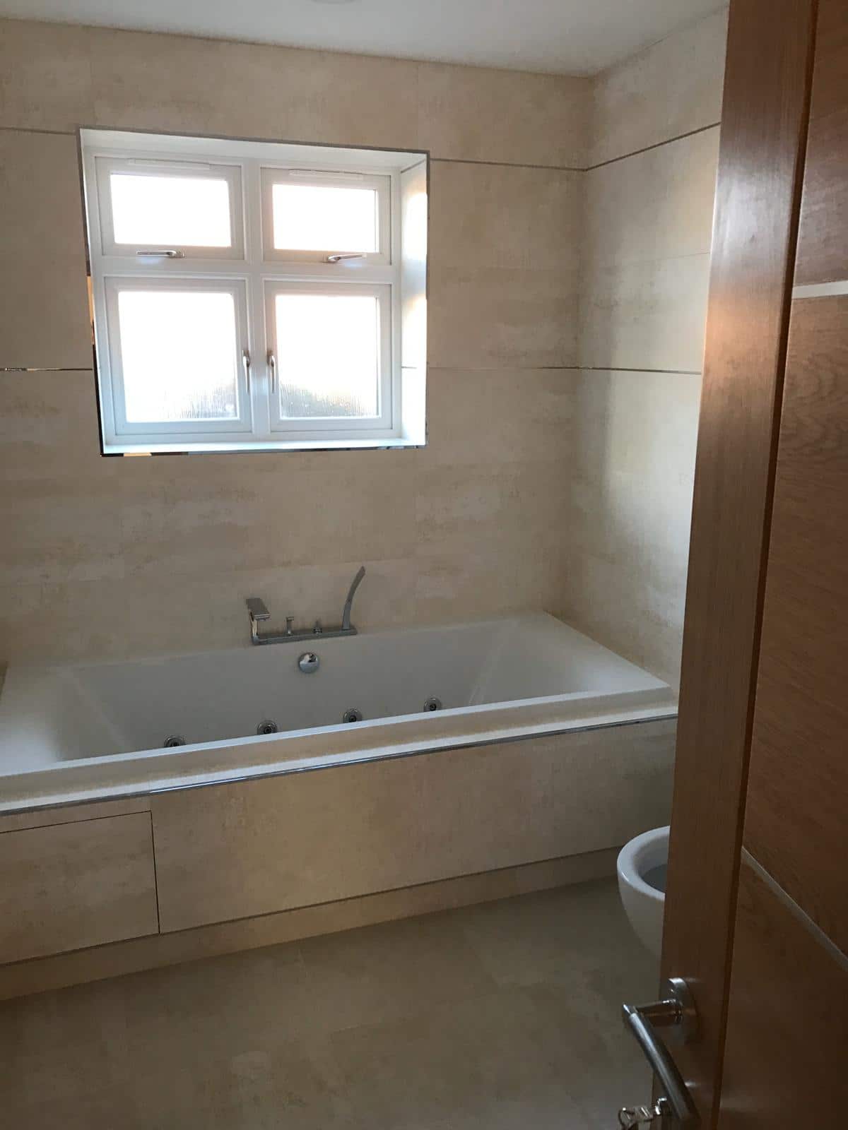 Bathroom installation by Express Builders