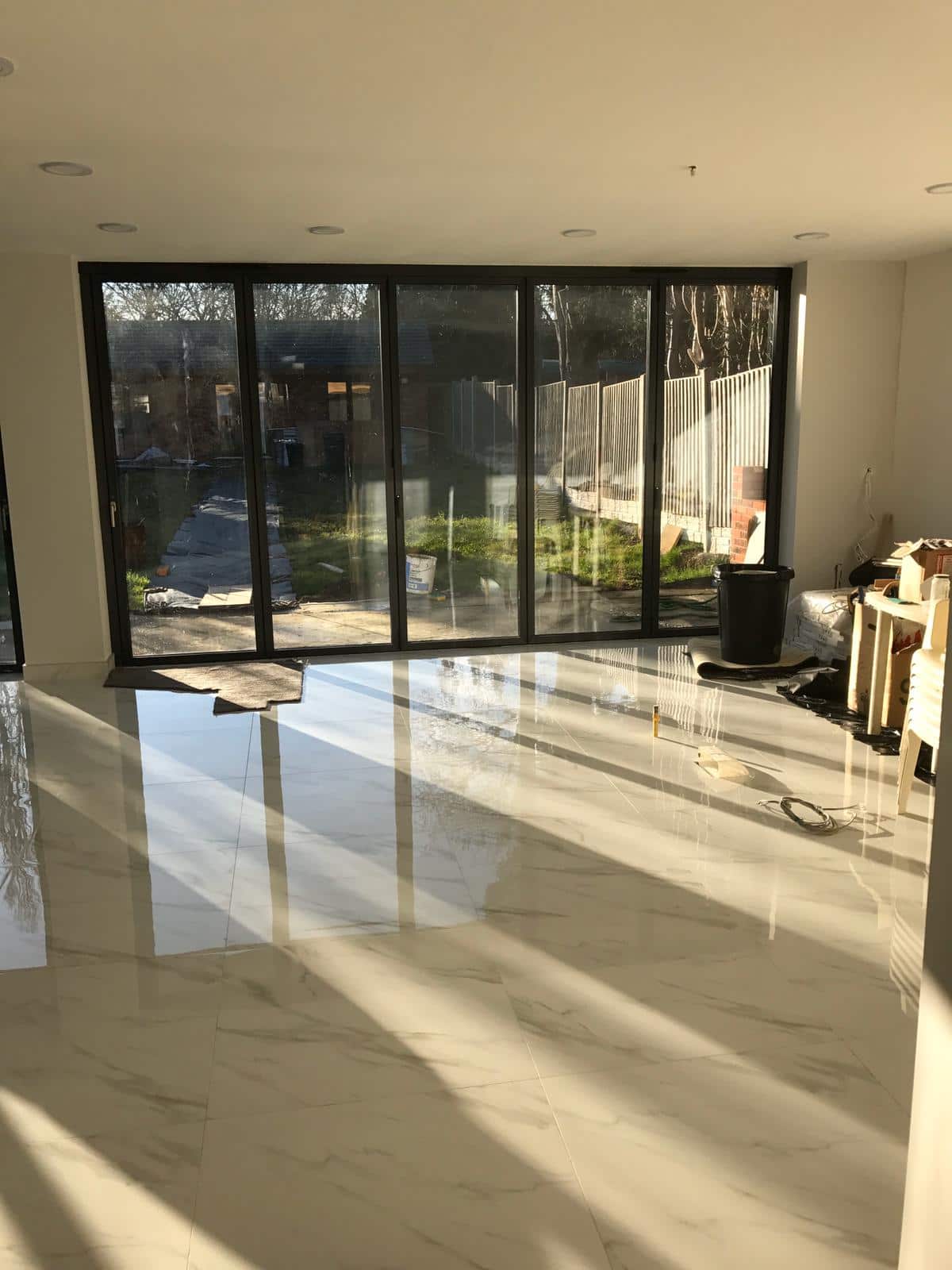 Interior finish by Express Builders