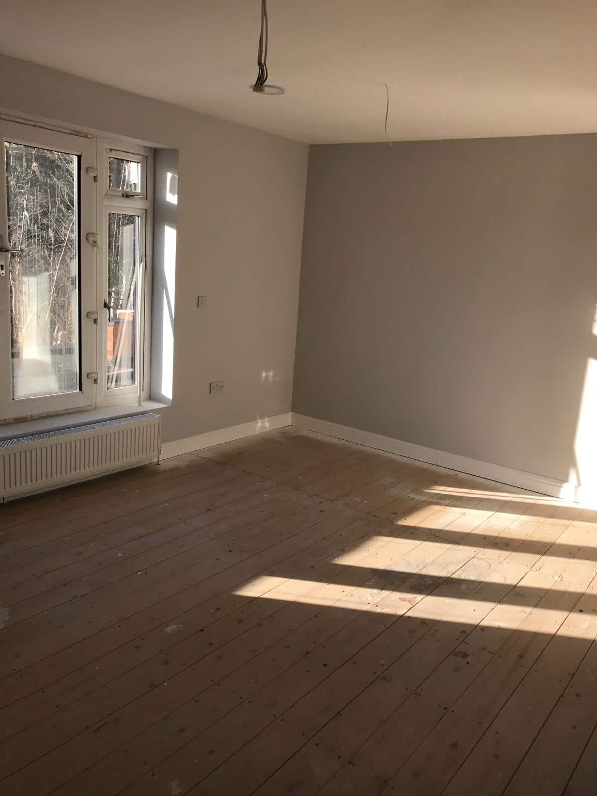 Interior finish by Express Builders